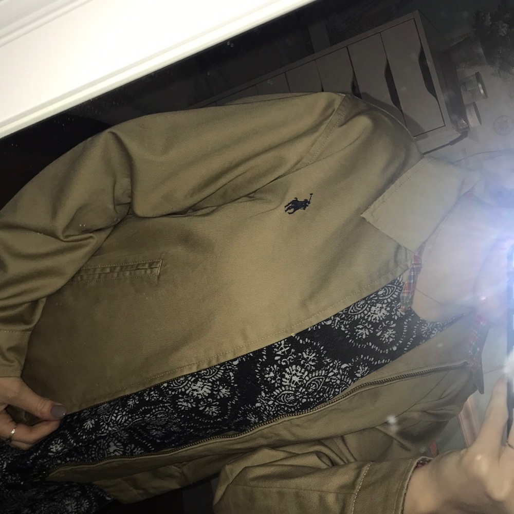 polo ralph lauren khaki jacket